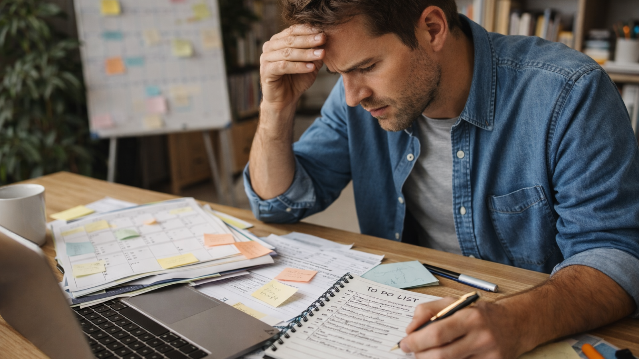 objawy ADHD u dorosłych w pracy – trudności z planowaniem zadań i zarządzaniem czasem