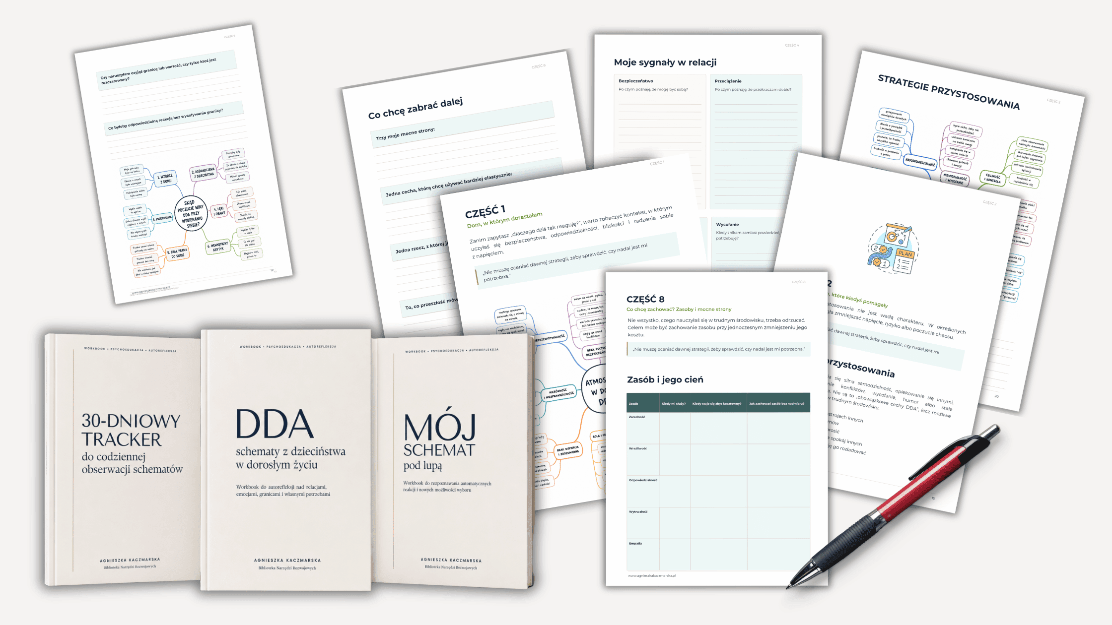 DDA – schematy z dzieciństwa w dorosłym życiu oraz workbook Mój schemat pod lupą