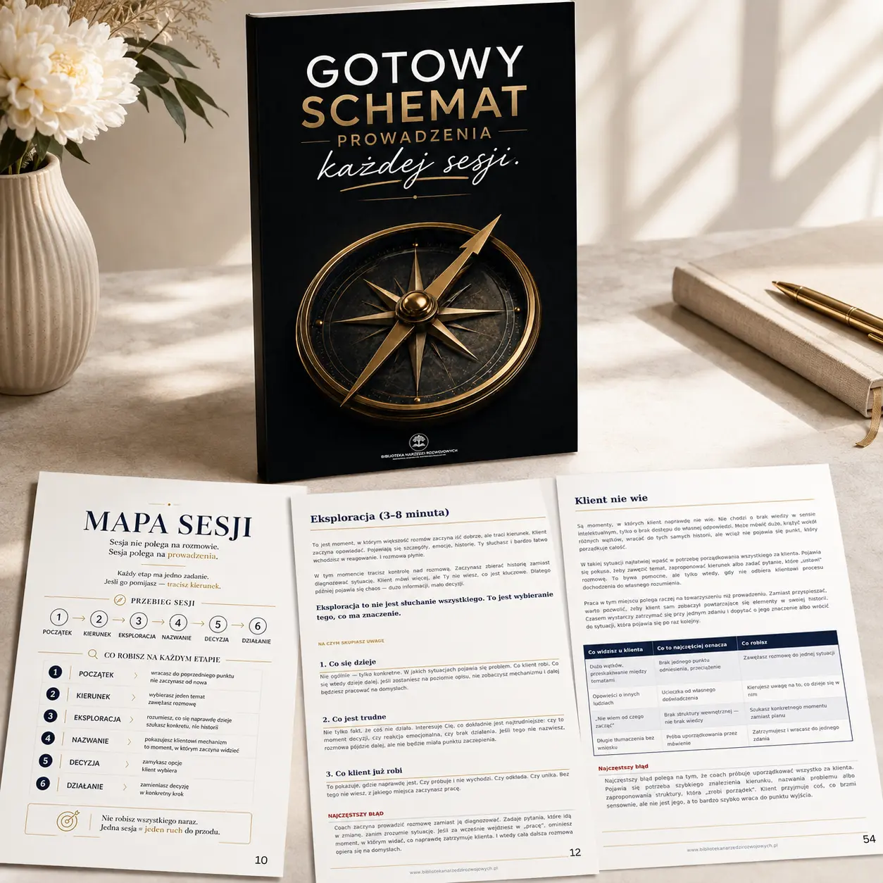 Gotowy schemat prowadzenia sesji coachingowej – bonus do kursu