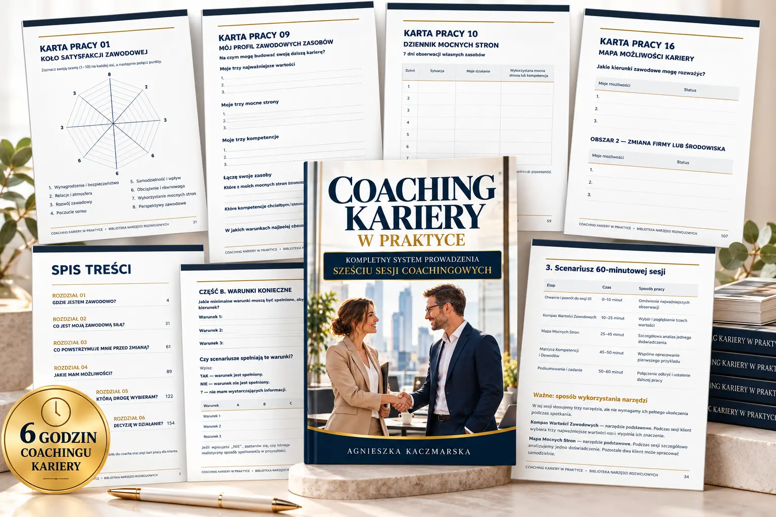 Coaching kariery — 6 sesji i 30 kart pracy
